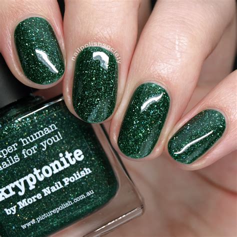 green nail polish for women.